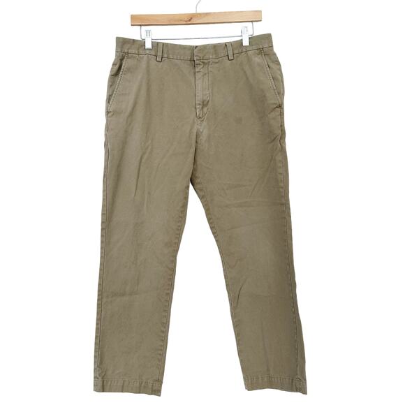 Banana Republic Aiden Tan Chino Pants Sz 34x30 - Picture 1 of 7